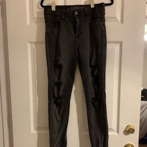 Perfect edgy ripped jeans